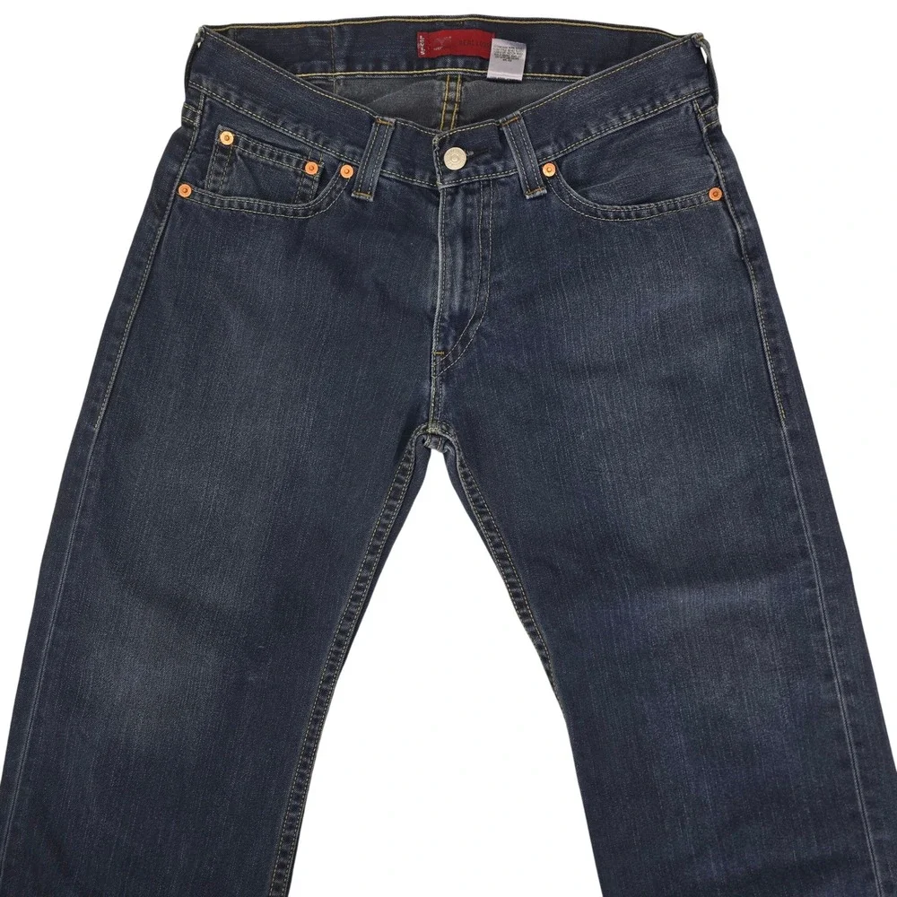 Vintage Levi's Type 1 Real Loose Jeans Men's 36x30 Baggy Wide Dark Blue‎ Y2K